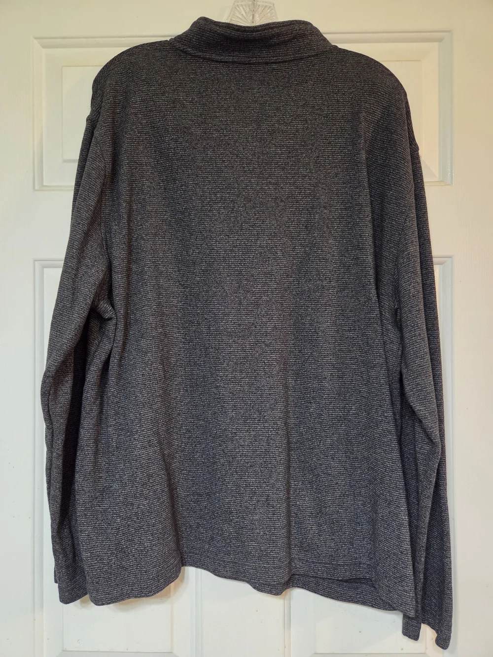 Van Heusen Men's Dark Charcoal Half-Zip Pullover Sweater